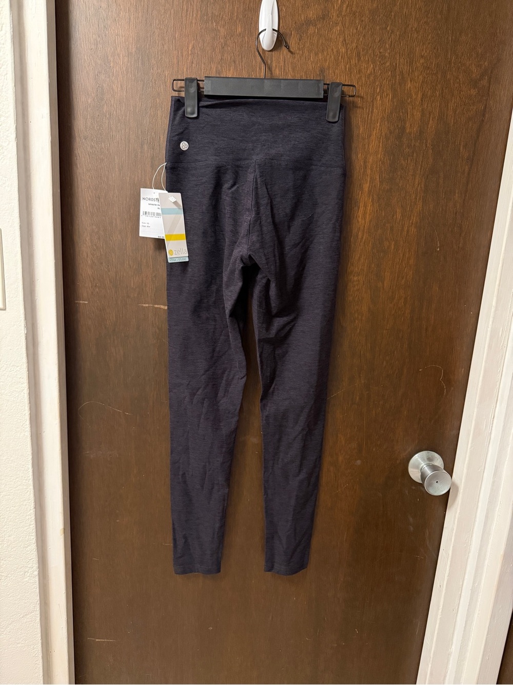 NWT Zella Studio High Waist Yoga Leggings XS Dark Charcoal Gray | Nordstrom - Picture 2 of 4